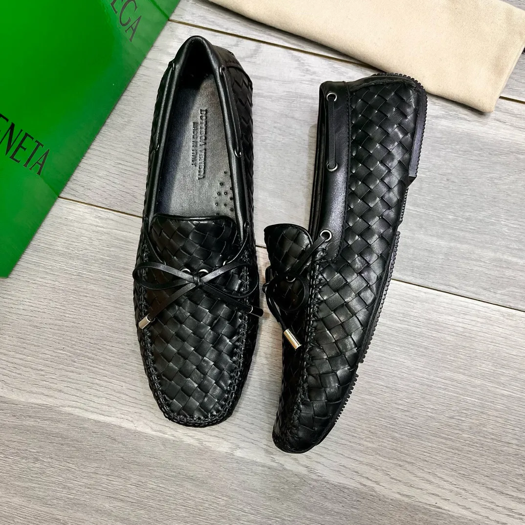 Factory price: 420💰BV new men's shoes original replica👉👉High-end men's casual beanie shoes/💞driving shoes! 🔊Upper imported cowhide woven, ☑️Sheepskin lining, one-step design, light and smart ☮☮Suitable for all kinds of travel, exclusive new style, real shot, size 38-44, (45 can be customized)
